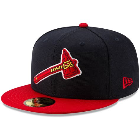 atlanta braves hat new era|atlanta braves hard hat.